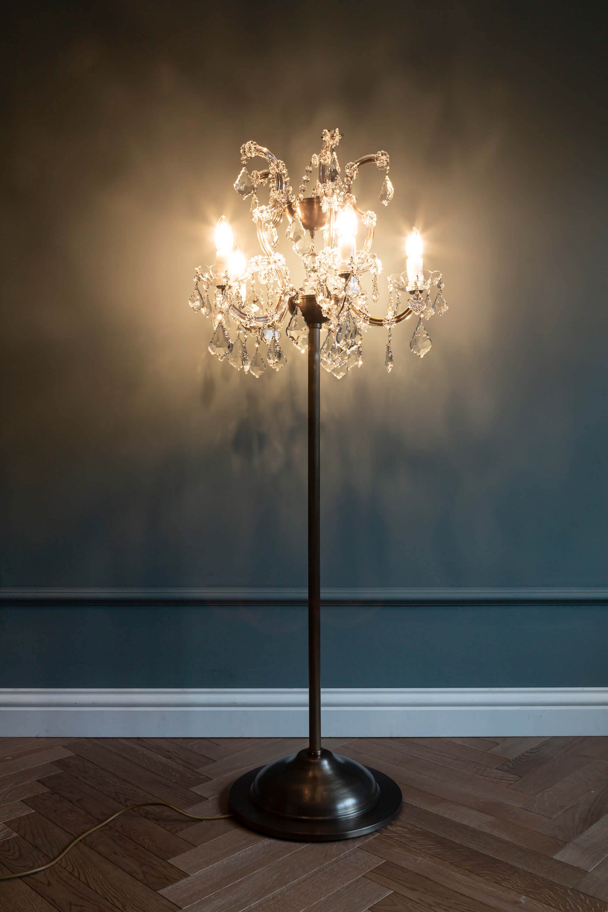 Wellington Chandelier Floor Lamp